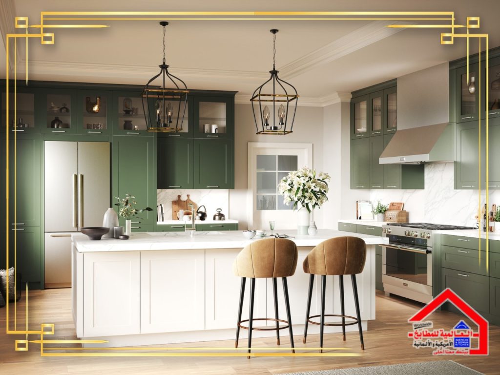 مطبخ نيوكلاسيك زان Al Alamieh For American German Kitchen